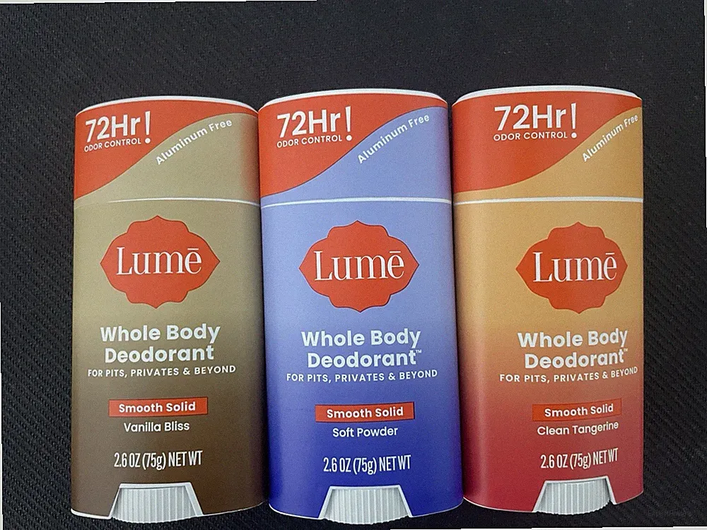 3x Lume Smooth Solid Whole Body Deodorant ASSORTED SCENT 2.6 oz - NEW