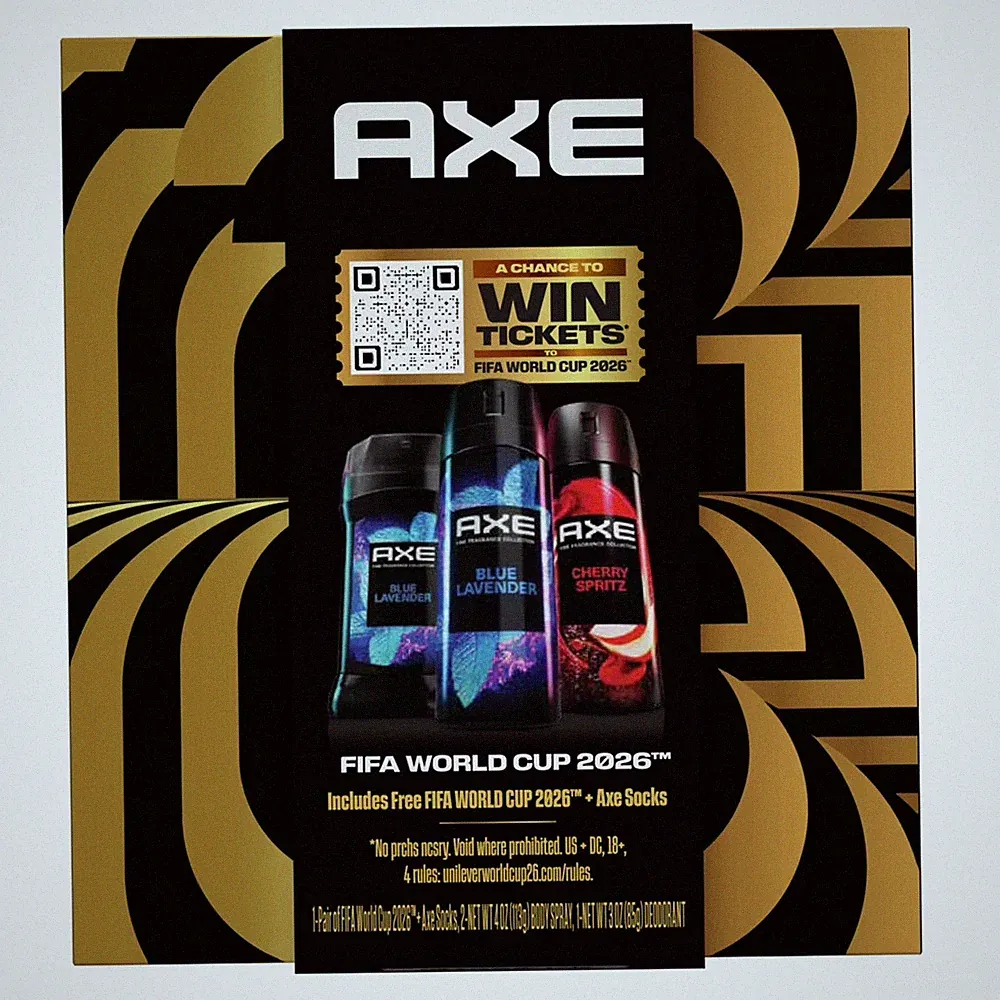 AXE Fine Fragrance X FIFA World Cup Gift Set - 2 Body Sprays, Deodorant, Socks