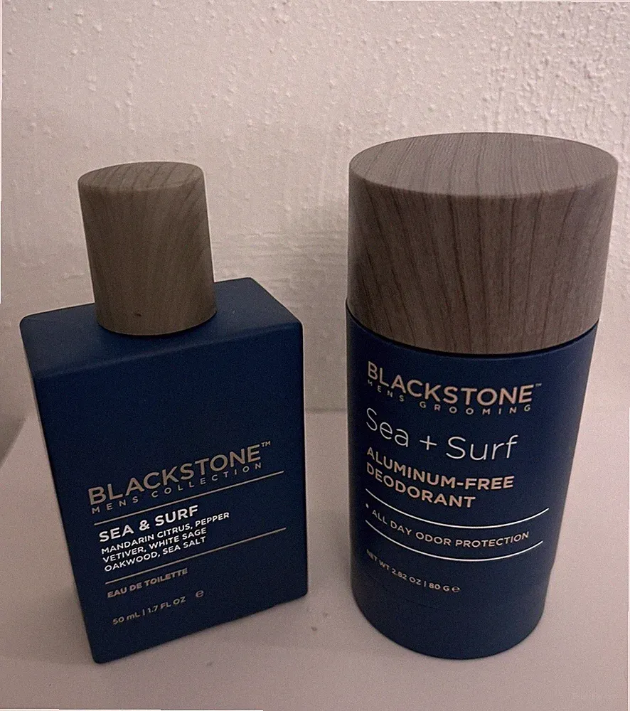 Blackstone Men's Fragrance 1.7 FL Oz EDT & Aluminum-Free Deodorant Sea & Surf