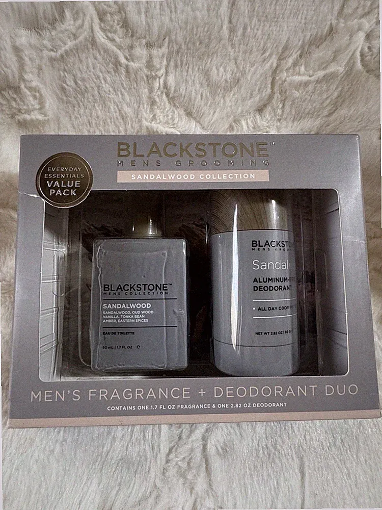 Blackstone Men's Fragrance 1.7 FL Oz. With Aluminum-Free Deodorant Sandalwood
