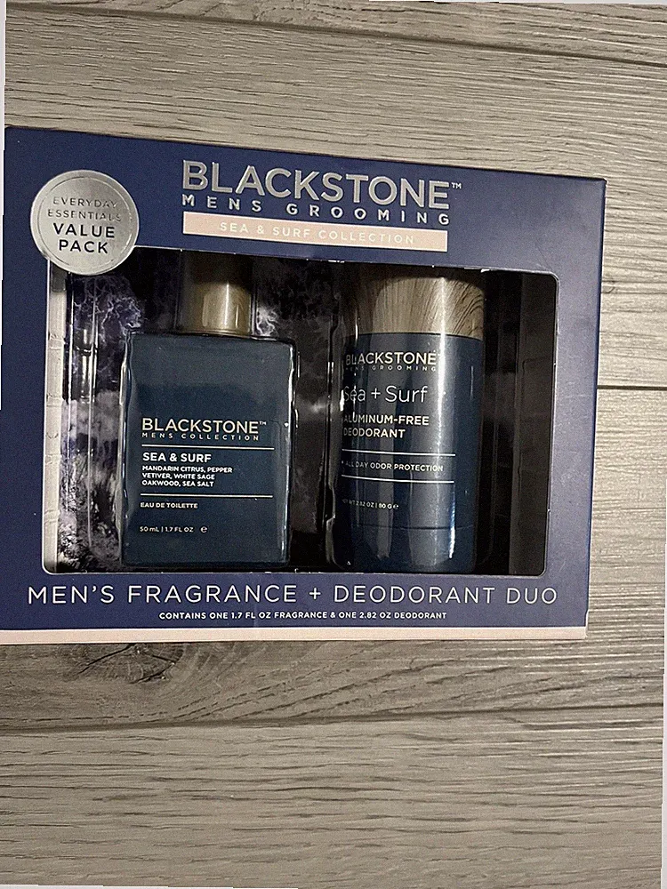 Blackstone Men's Fragrance 1.7 FL Oz. With Aluminum-Free Deodorant Sea + Surf