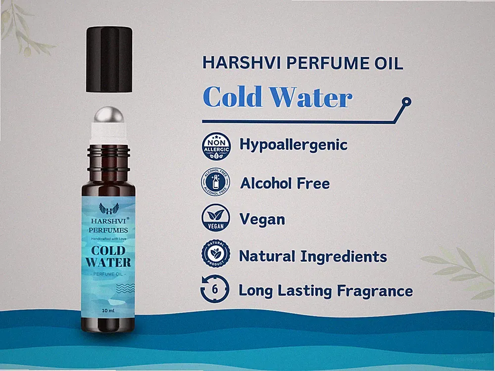 Cold Water for Men Perfume Oil / Attar CPO | Fresh, Aquatic, Floral Long-lasting
