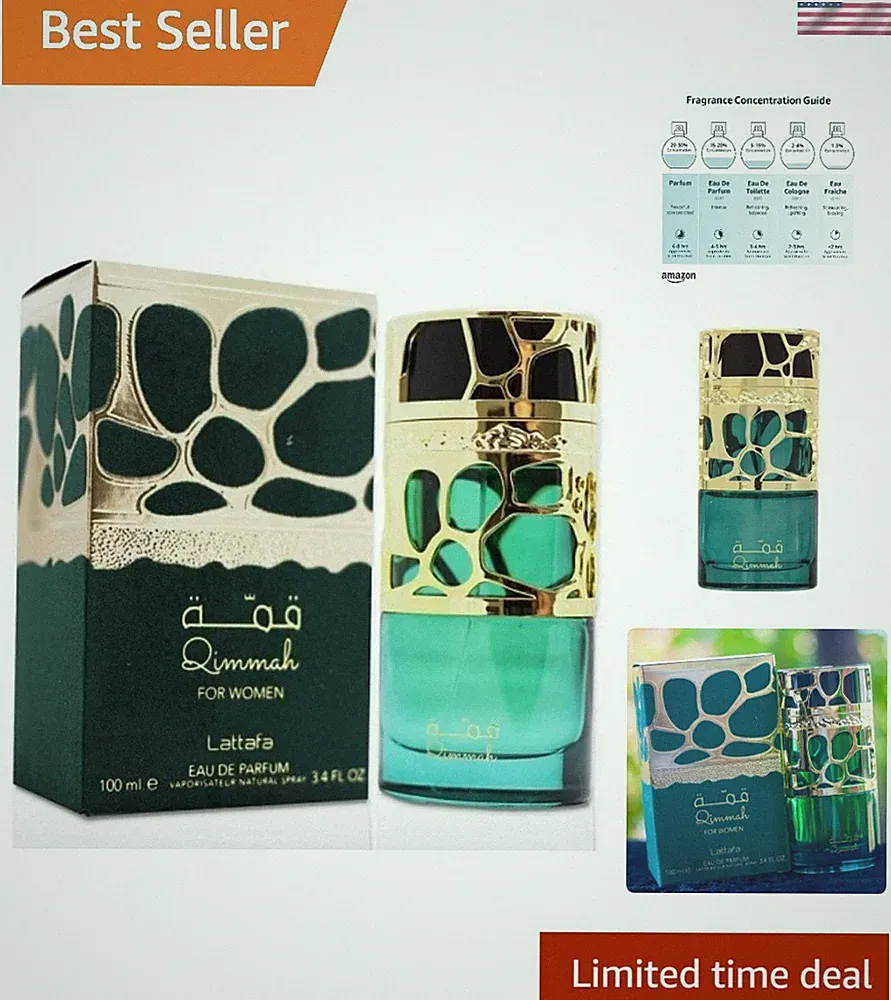 Elegant Qimmah Eau De Parfum for Women - 100ML Long Lasting Luxury Fragrance