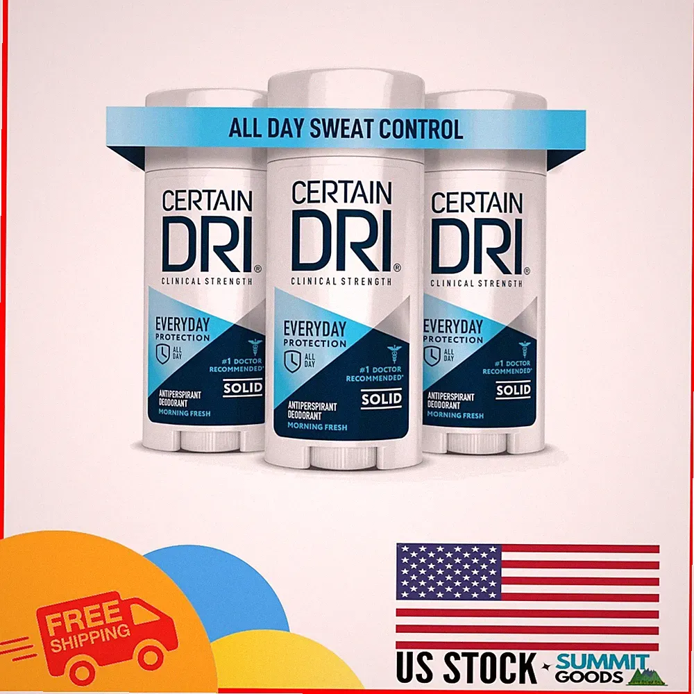 Everyday Strength 72HR Antiperspirant - Travel-Friendly Solid Stick, Fresh Scent