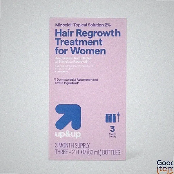 Hair Regrowth Treatment for Women - 2 fl oz each - up&up™: Aluminum-Free