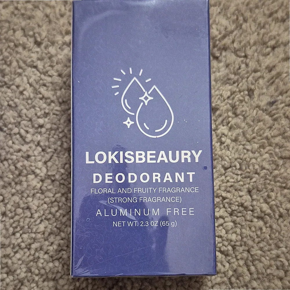 LOKISBEAURY Aluminum-Free Solid Deodorant Floral & Fruity Scent 2.3 oz