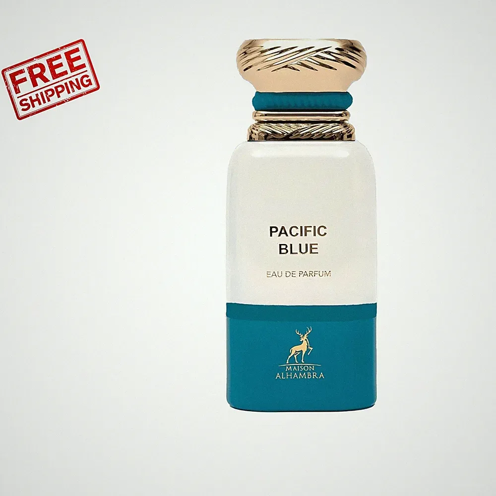 Maison Alhambra Pacific Blue 2.7 Oz Eau De Parfum - Elegant Unisex Scent
