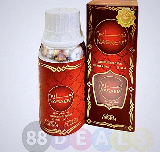 Nabeel Oil Perfume 100ml Aluminum Can Alcohol Free Nasaem Scent