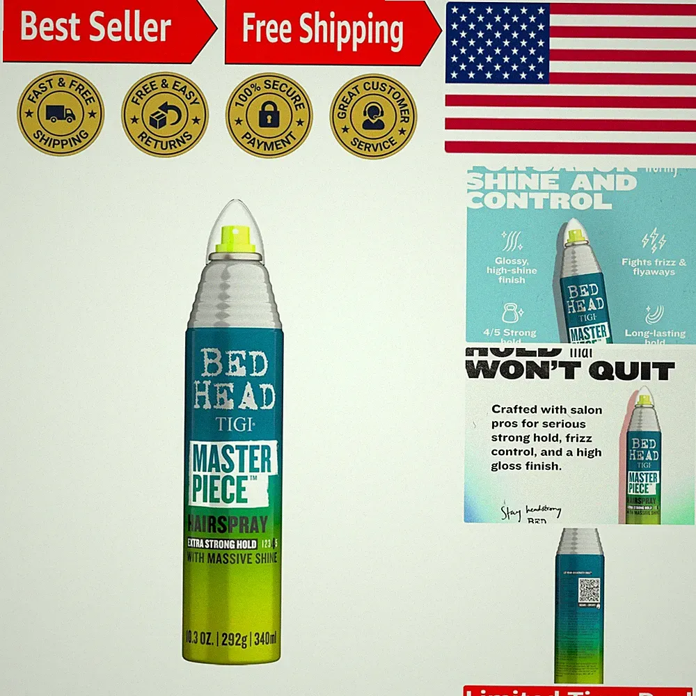 Tropical Fruit Scent Hairspray 10.3 oz - Extra Hold & Serious Frizz Control